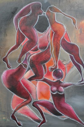 The Acrobats H 150x120